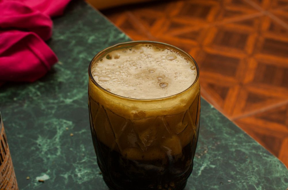 Photo,Of,Glass,With,Fernet,And,Cola.