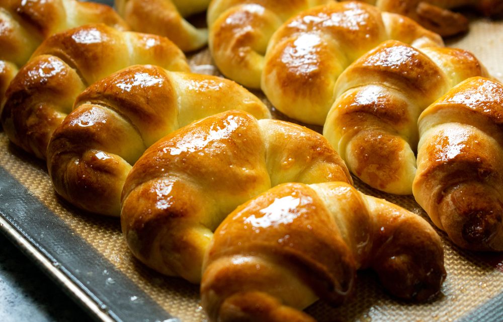 Argentine,Croissants,,Medialunas,De,Manteca,Over,Silicon,Pastry,Mat,Background