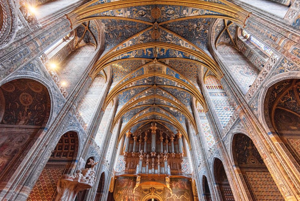 Albi,,France, ,6,May,,2019:,Ceiling,Of,The,Cathedral