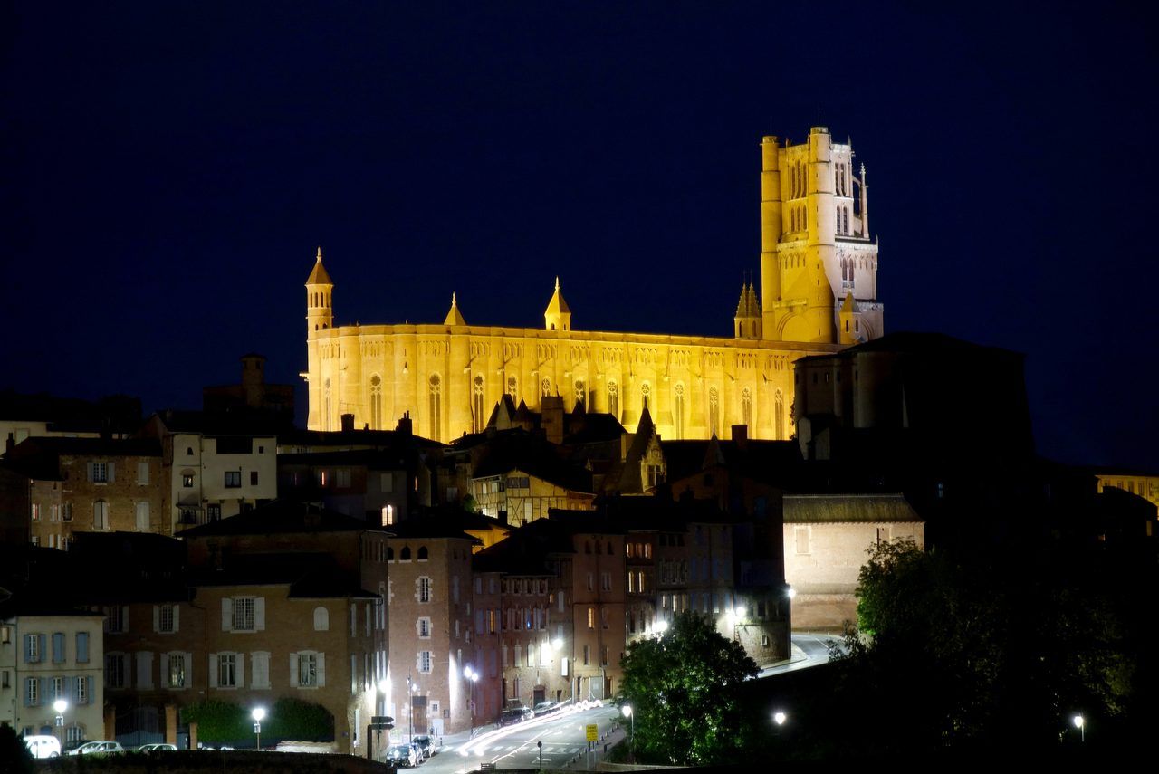 Cathédrale d'Albi nuit