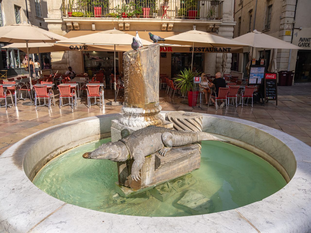 emblème crocodile Nîmes