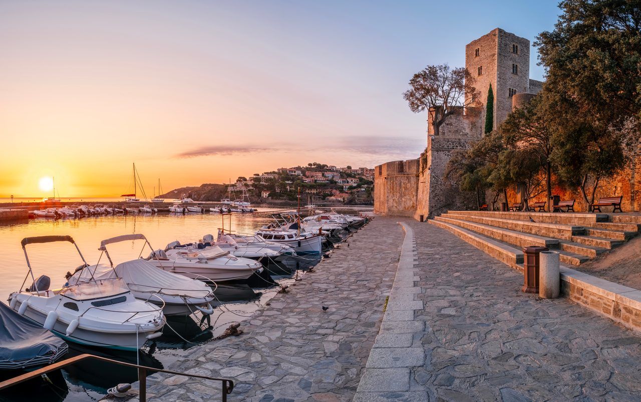 Coucher de soleil Collioure