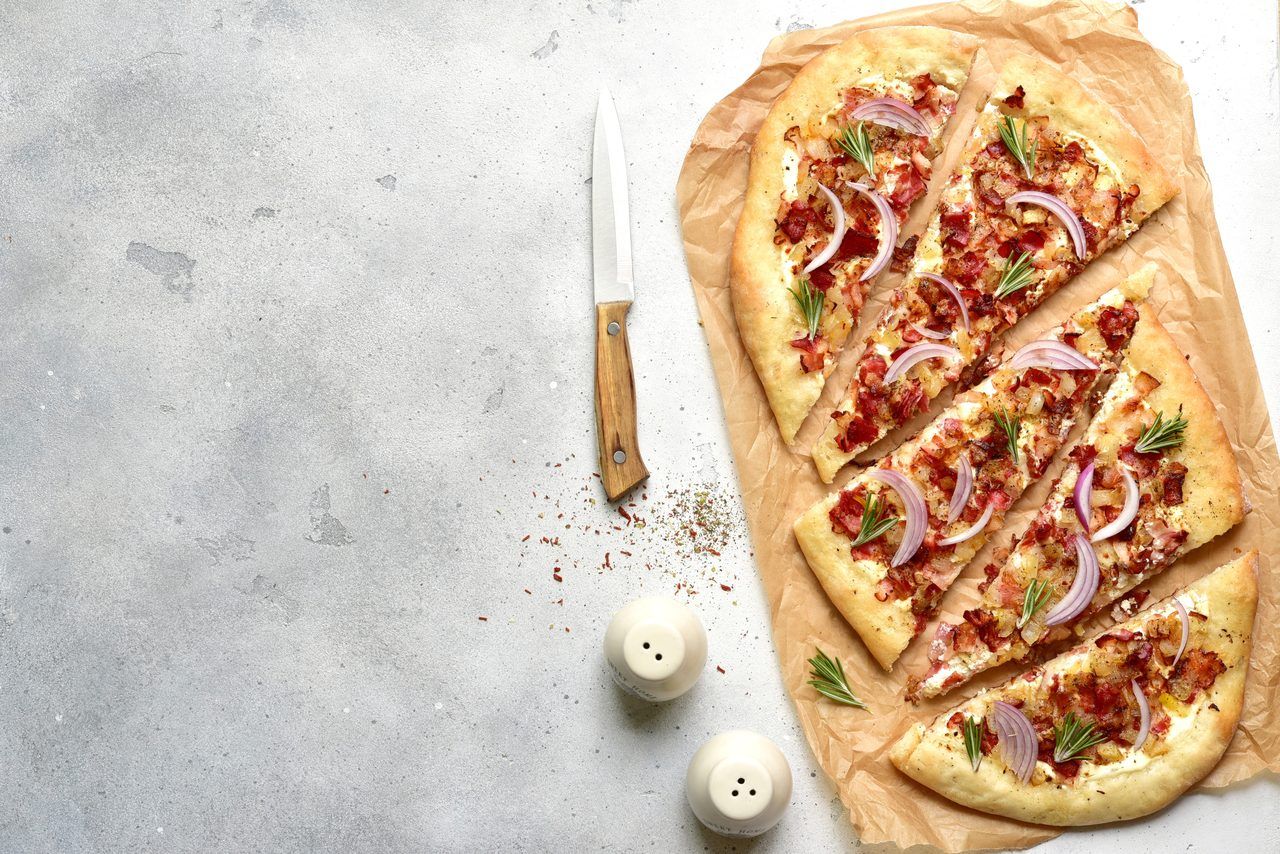 Tarte flambée alsacienne