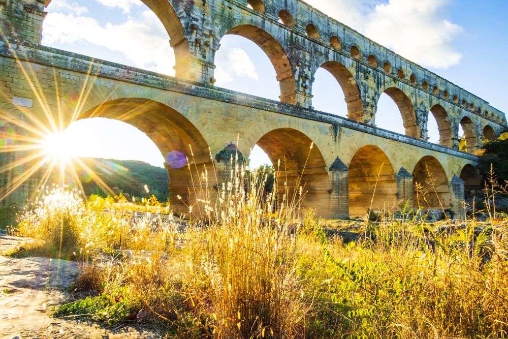 pont-du-gard-atardecer