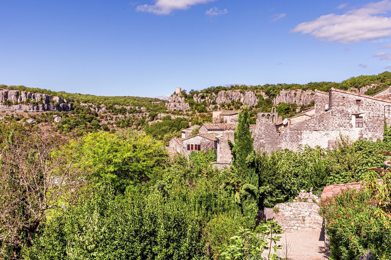 Balazuc village