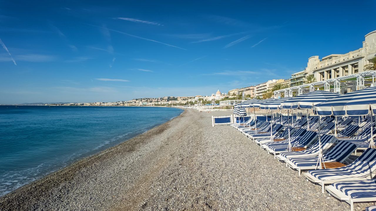 Plages de galets Nice