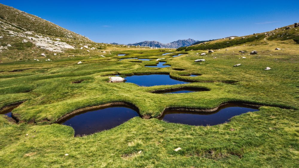 Lake,In,Mountains,,Pozzi,De,Bastelica,,Corsica