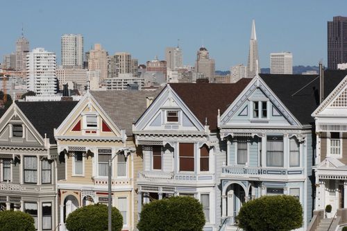 Alamo Square et Painted Ladies