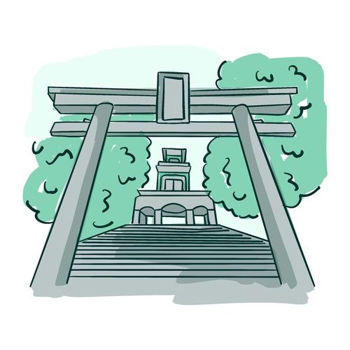 Le Torii et le portail Shinmon