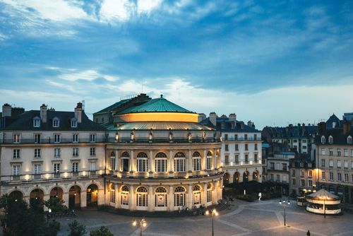 Opéra de Rennes et Hôtel de Ville