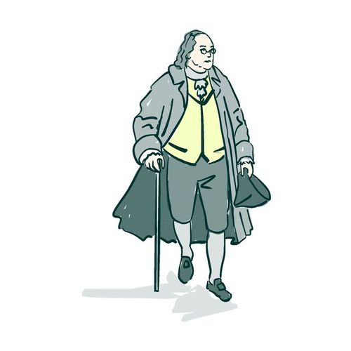 Benjamin Franklin Arrives