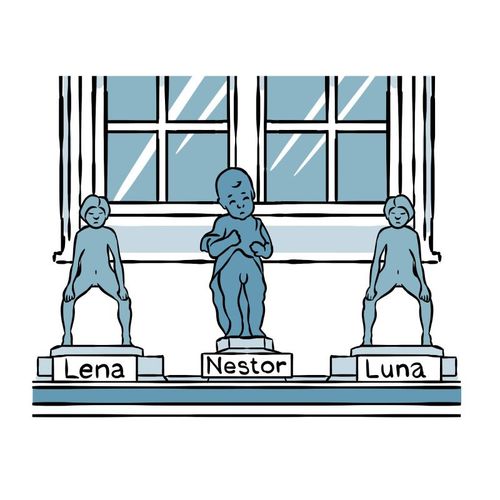 Lena, Nestor et Luna