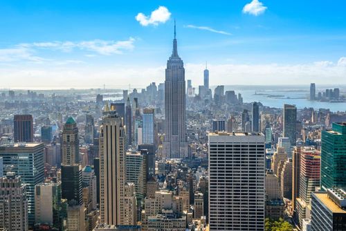 View of the Empire State Building