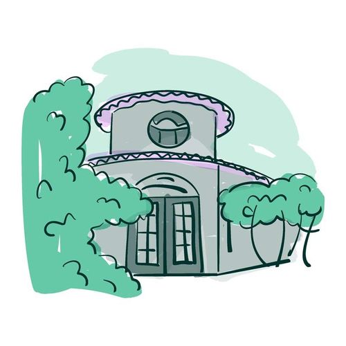 La Casa Guadalajara et son poivrier