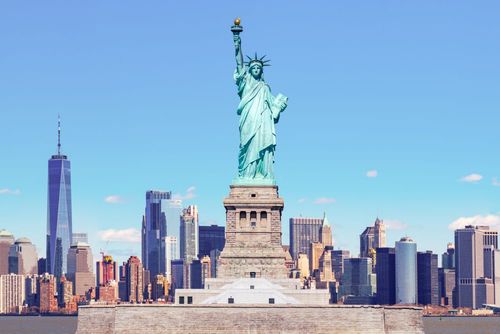 Point de vue sur la Statue de la Liberté