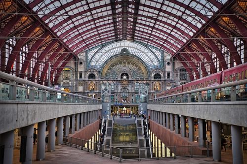 La gare d'Anvers-Central