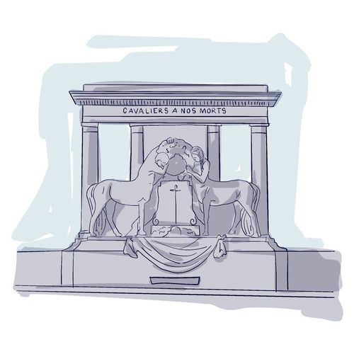 Monument aux morts de l'École de Cavalerie