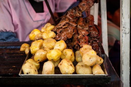 Le coin des "Anticuchos"