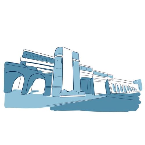 Le viaduc de la gare Carnot