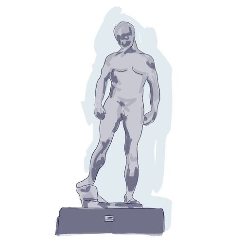 Sculpture L'Athlète Vaincu