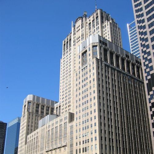 Civic Opera House and Chicago River