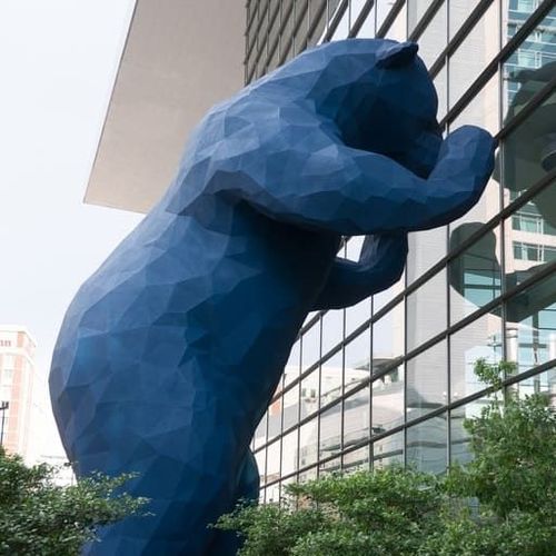The Big Blue bear