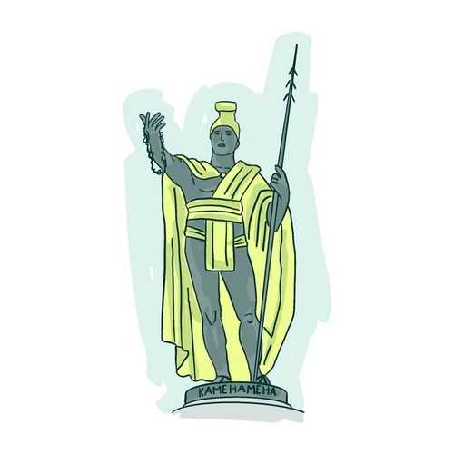 Statue du Roi Kamehameha Ier