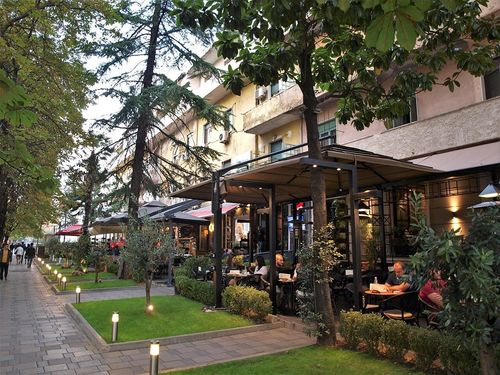 Tirana, a city of cafés