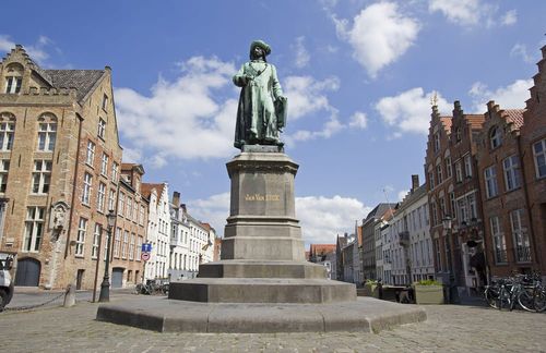La statue de Jan Van Eyck