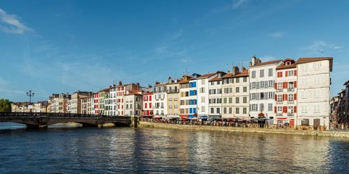 Point de vue depuis le quai Augustin Chaho