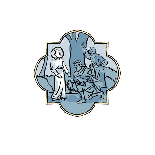 Le roi Gradlon et Saint-Corentin