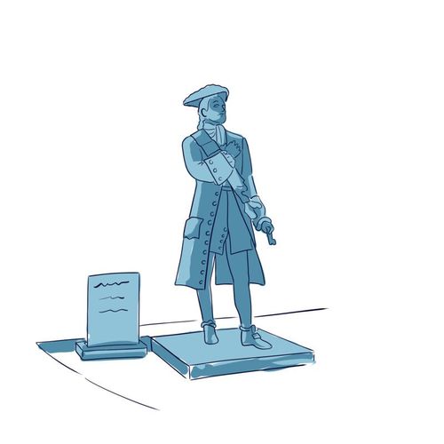 Statue Pierre Le Grand