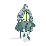 L'arrivée de Benjamin Franklin
