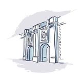 Chateaubriand Square and Saint-Vincent gate