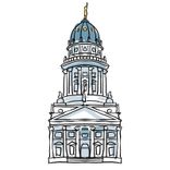 The French and German domes