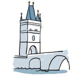 Tour du pont Charles (Malá Strana)