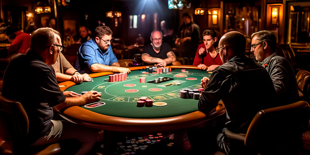 modern blackjack table
