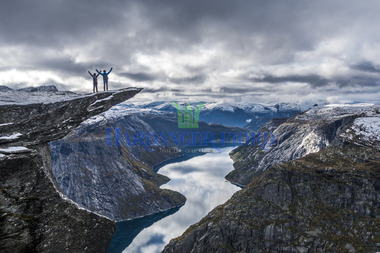 "Himmelstigen til Trolltunga" i Tyssedal, Odda