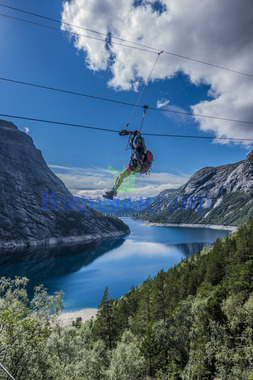 Trolltunga Zippen, Tyssedal i Odda