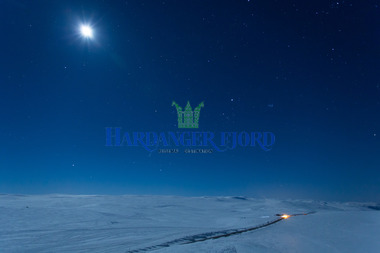 Vinternatt på Hardangervidda