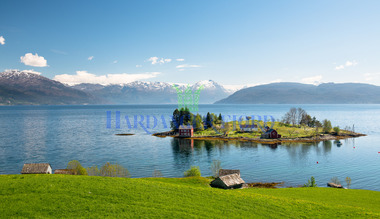 Omaholmen i Hardanger