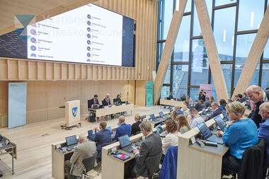 Konstituerande fylkestingsmøte 17. og 18. oktober 2023.