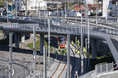 Testkøyring av Bybanen linje 2