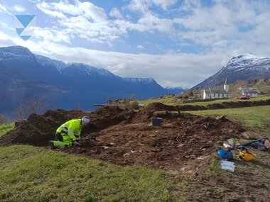 Arkeologiske registreringar ved Nes i Luster