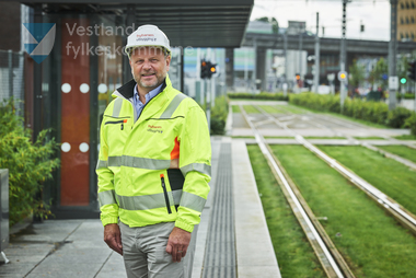 Prosjektdirektør Arve Tjønn Rinde i Bybanen Utbygging