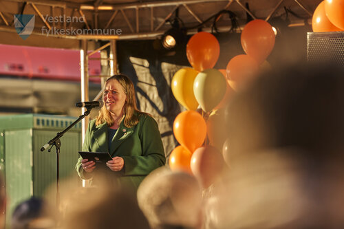 Biletet er frå markeringa av ferdig bybanelinje 2 til Fyllingsdalen 18. november 2022