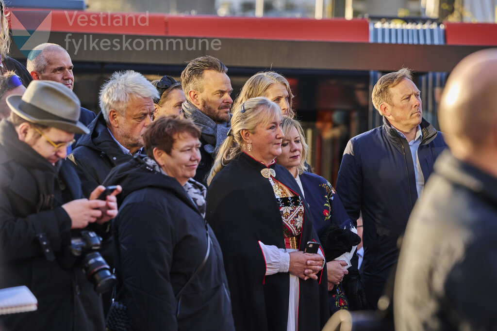 Biletet er frå markeringa av ferdig bybanelinje 2 til Fyllingsdalen 18. november 2022
