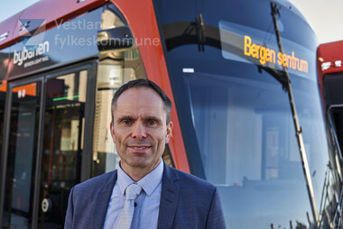 Biletet er frå markeringa av ferdig bybanelinje 2 til Fyllingsdalen 18. november 2022