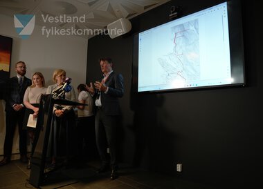 Pressekonferanse om Bybanen 9. august 2024