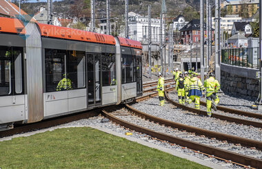 Testkøyring av Bybanen linje 2